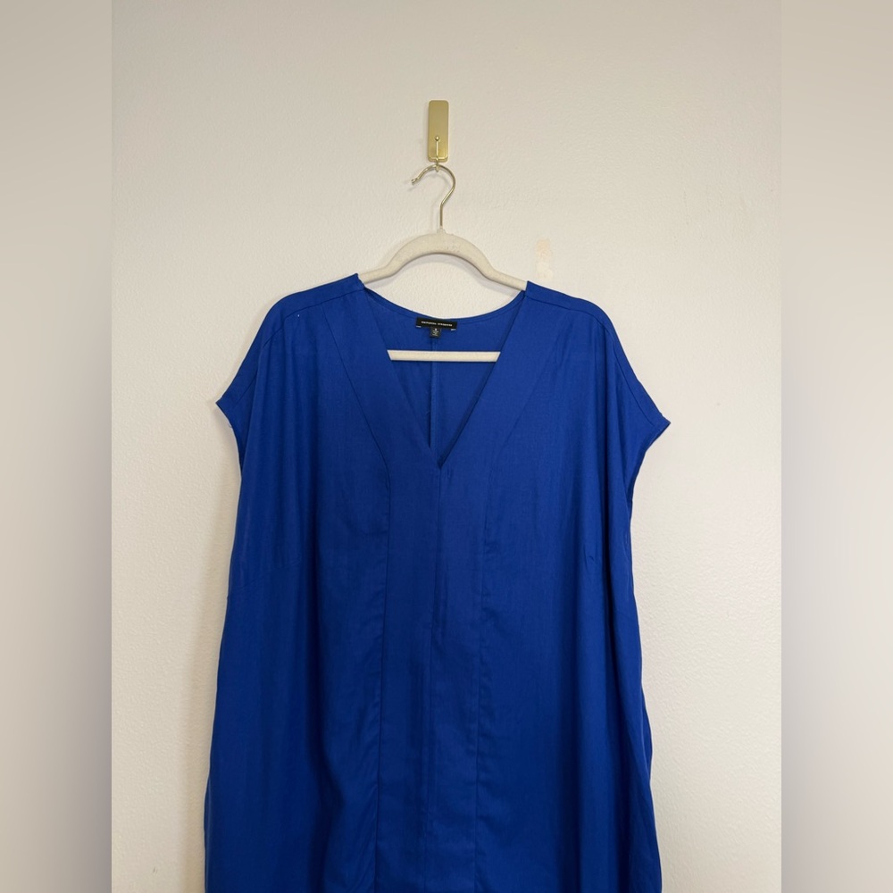 NWT Universal Standard cabana kaftan cobalt Blue V-Neck Women’s Sz S/14-16 - Picture 5 of 8